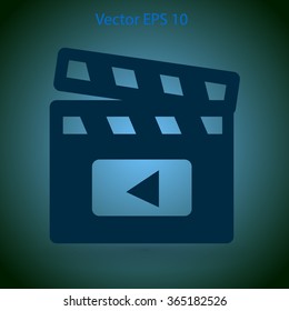 Design double in a movie vector picture
