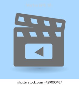 Design double in a movie vector picture