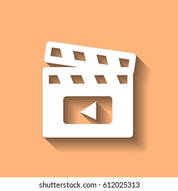 Design double in a movie vector picture