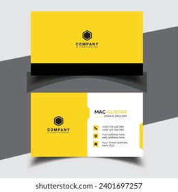 Design double side business card design