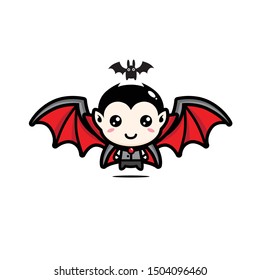 design of dracula and bat mascot vectors