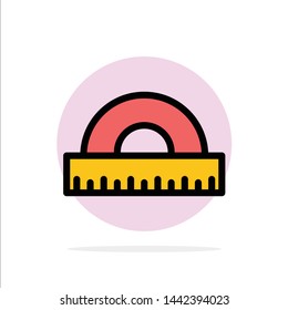 Design, Drawing, Education, Geometry Abstract Circle Background Flat color Icon