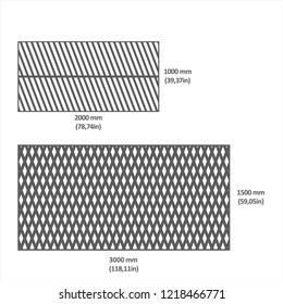 Design of drawings in vectorized files optimized for laser and CNC cutting. Decorative latticework for architecture, interiors, facades, shops, airports, stand and signage. Metal, hpl, composite & mdf