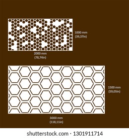 Design drawings in vectorized files optimized for laser   CNC cutting  Decorative latticework for architecture  interiors  facades  shops  airports  stand   signage  Metal  hpl  composite & mdf
