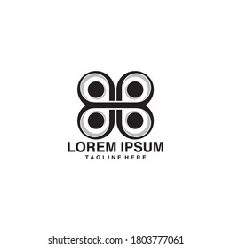 Design drone logo element vector