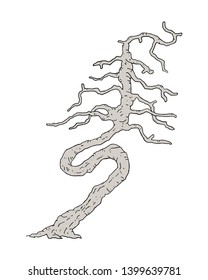 Design of dry tree draw