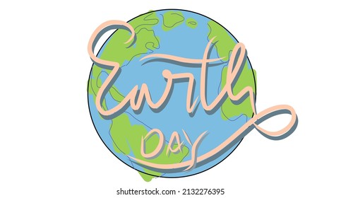 design for earth day. earth day concept