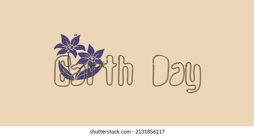 design with earth day concept.background for earth day.