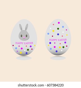 Design Easter eggs.Vector illustration