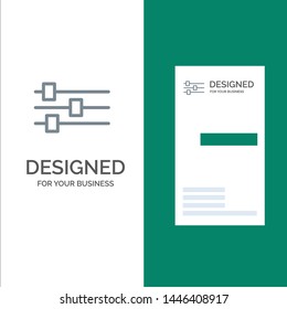 Design, Edit, Tool Grey Logo Design and Business Card Template