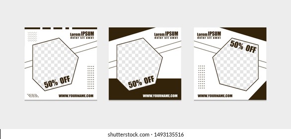 Design editable post templates. for marketing on social media. background, banners, leaflets, fyer.