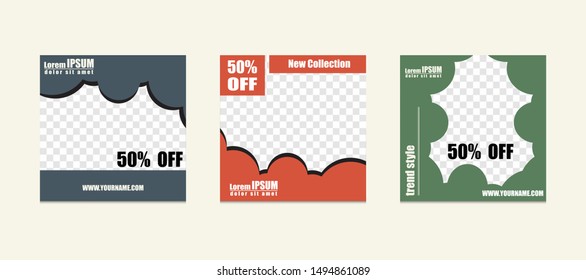 Design editable post templates. for marketing on social media. background, web templates, banners, leaflets, flyer.