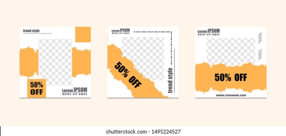 Design editable post templates. for marketing on social media. background, web templates, banners, leaflets, flyer.