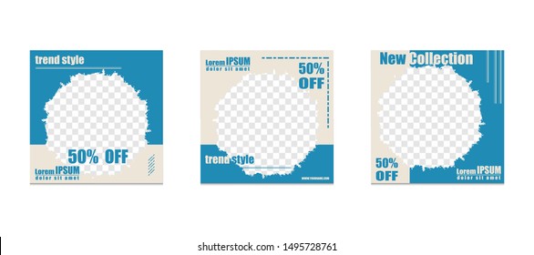 Design editable post templates. for marketing on social media. background, web templates, banners, leaflets, flyer.