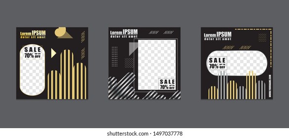 Design editable post templates. for marketing on social media. background, web templates, banners, leaflets, flyer.