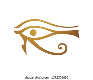 Design of egyptian eye illustration