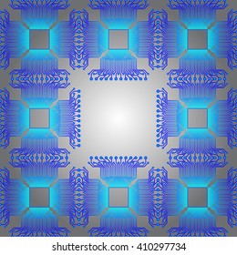 Design electrical circuit processor. Background for greeting card, presentation.  Vector illustration