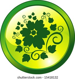 Design elegance glass button
