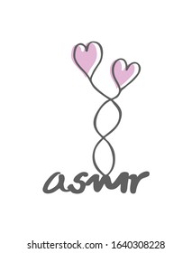 Design of elegant ASMR symbol