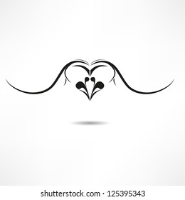??alligraphic design element