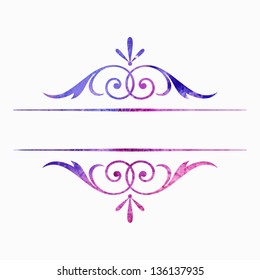 Design element.  Abstract frame