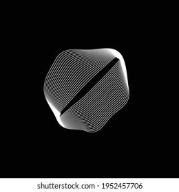 Design element . Abstract Geometric shape . Vector