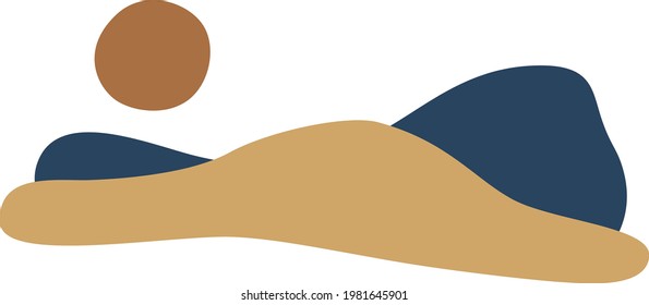 Design element, abstract shape, triangles. Vector illustration on isolated background.