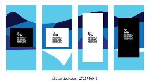 Design-Element abstrakter wellenförmiger Hintergrund