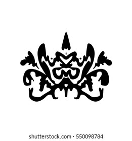 Design element in art nouveau style