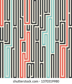 Design element background with maze texture. Gorgeous graphic image template white black tone for book psychology, creative problem solving, logical thinking, IT technology, vector Illustration eps10