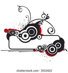 Design element, banner illustration