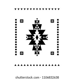 Design element based on American Indian tribal art. For tattoos, logos and other of your creativity. Stock vector.