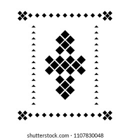 Design element based on American Indian tribal art. For tattoos, logos and other of your creativity. Stock vector.