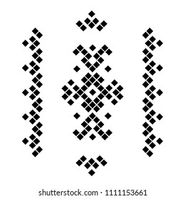 Design element based on American Indian tribal art. For tattoos, logos and other of your creativity. Stock vector.