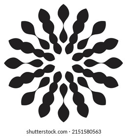 Design element of a beautiful flower for fabric, textile and other busineses or as a art.
