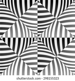 design element.  black and white squares seamless pattern