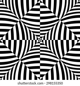 design element.  black and white squares seamless pattern