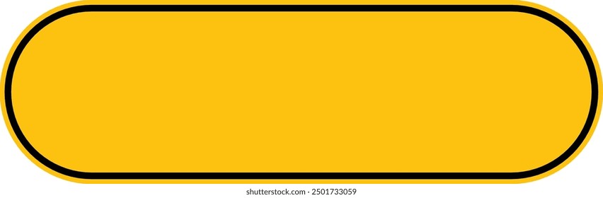 design element of blank label with frame border inside 