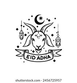 a design element for the celebration of Eid al-Adha