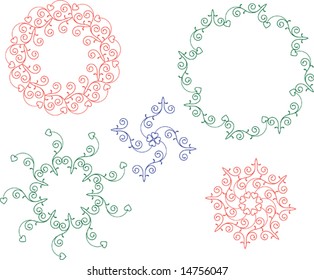 Design Element, center piece designs