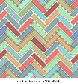 design element. color parquet seamless pattern