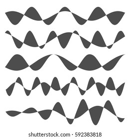 Design element curves crossing superposed forms abstract forms a repeating pattern for background grunge detail. Vector illustration EPS 10 for cover page backdrop, graphics elements lines