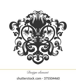 Design element for decorations. illustration