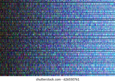 design element.  digital noise. digital color glitch vector pattern 