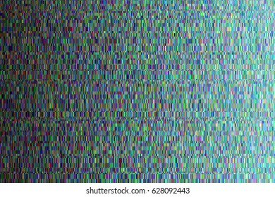 design element.  digital noise. digital color glitch vector pattern 