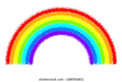 design element. digital spray paint droplets rainbow vector illustration. homosexual LGBT symbol