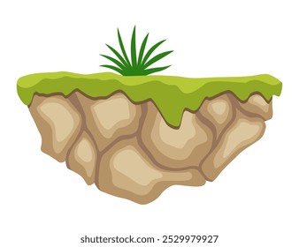 Design element for a fantasy platformer game level that promises fun and excitement