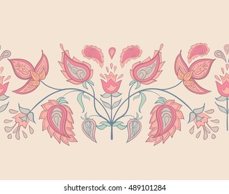 Design element of flowers. Floral print.