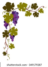 Design element - grapes