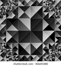 design element. gray rhombus seamless pattern